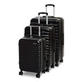 Amazon Basics 3-Piece Hardshell Luggage Set 21" 26" 30" Expandable Suitcases Multi-Directional Spinner Wheels TSA Travel